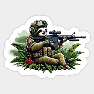 Tactical Sloth Sticker